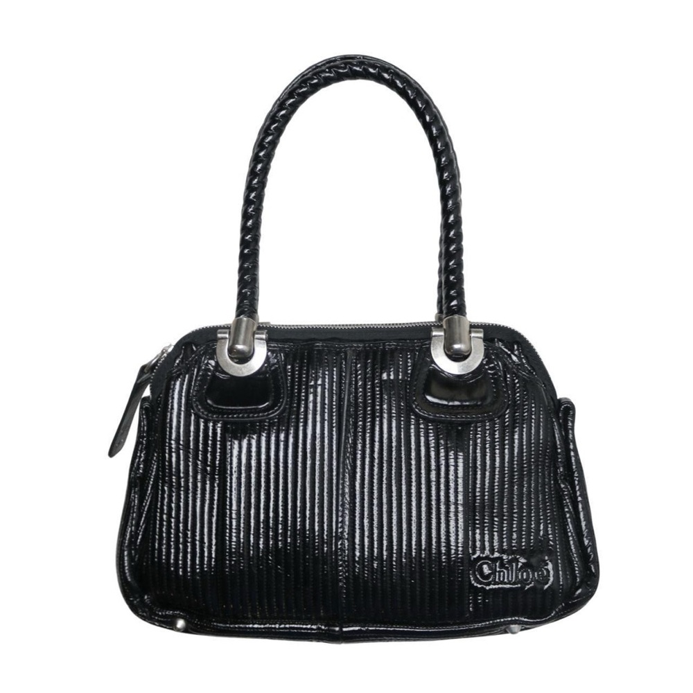 Chloé Heloise quilted patent leather bag